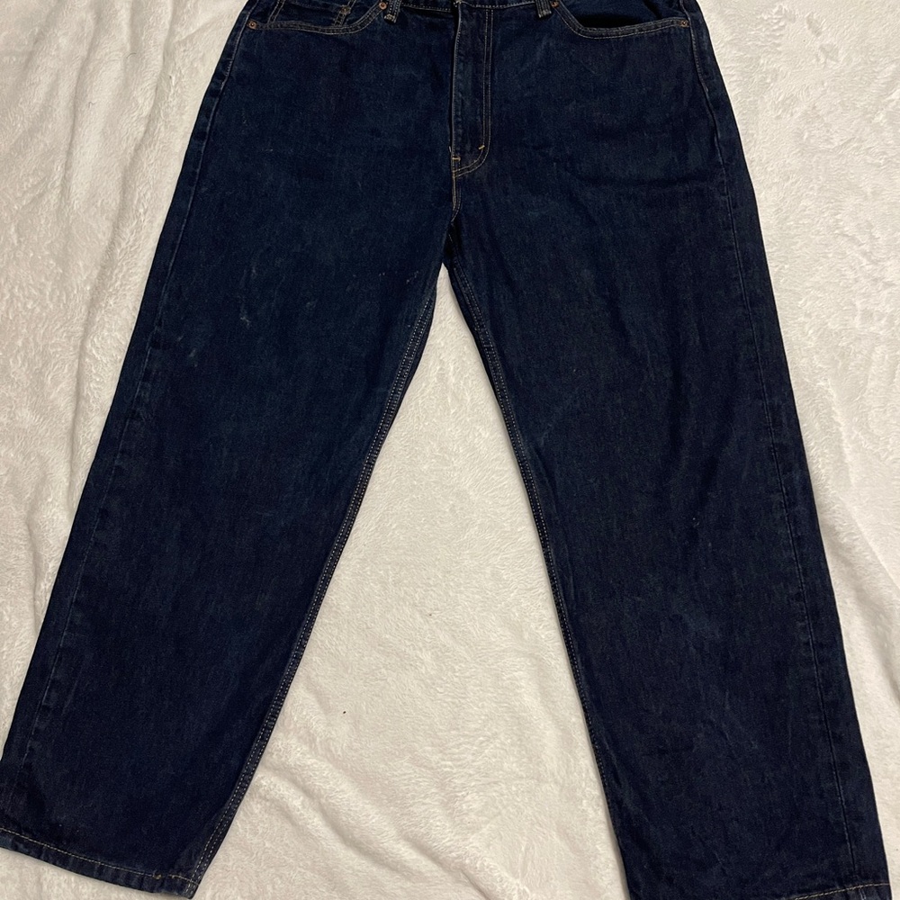 Levi’s Men's Relaxed Straight-Leg Jeans in Dark Indigo